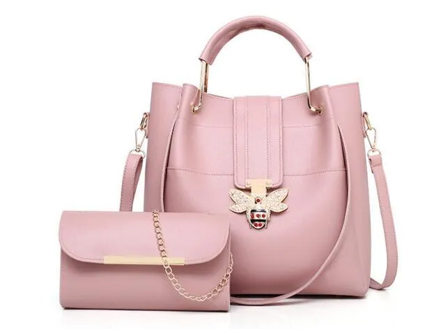 And Bee Bag Shoulder European Real Fashion Womens American Handbag Spot Two Piece New Xmfld Shot Boutique Child Mother 2020 Wlsdk From 118 29 DHgate