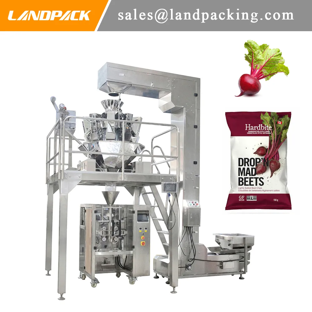 Multifunctional Automatic Multihead Weigher Linear Weigh Root Vertical Shape Fill Seal Precision Weighing Packing Machine Machin