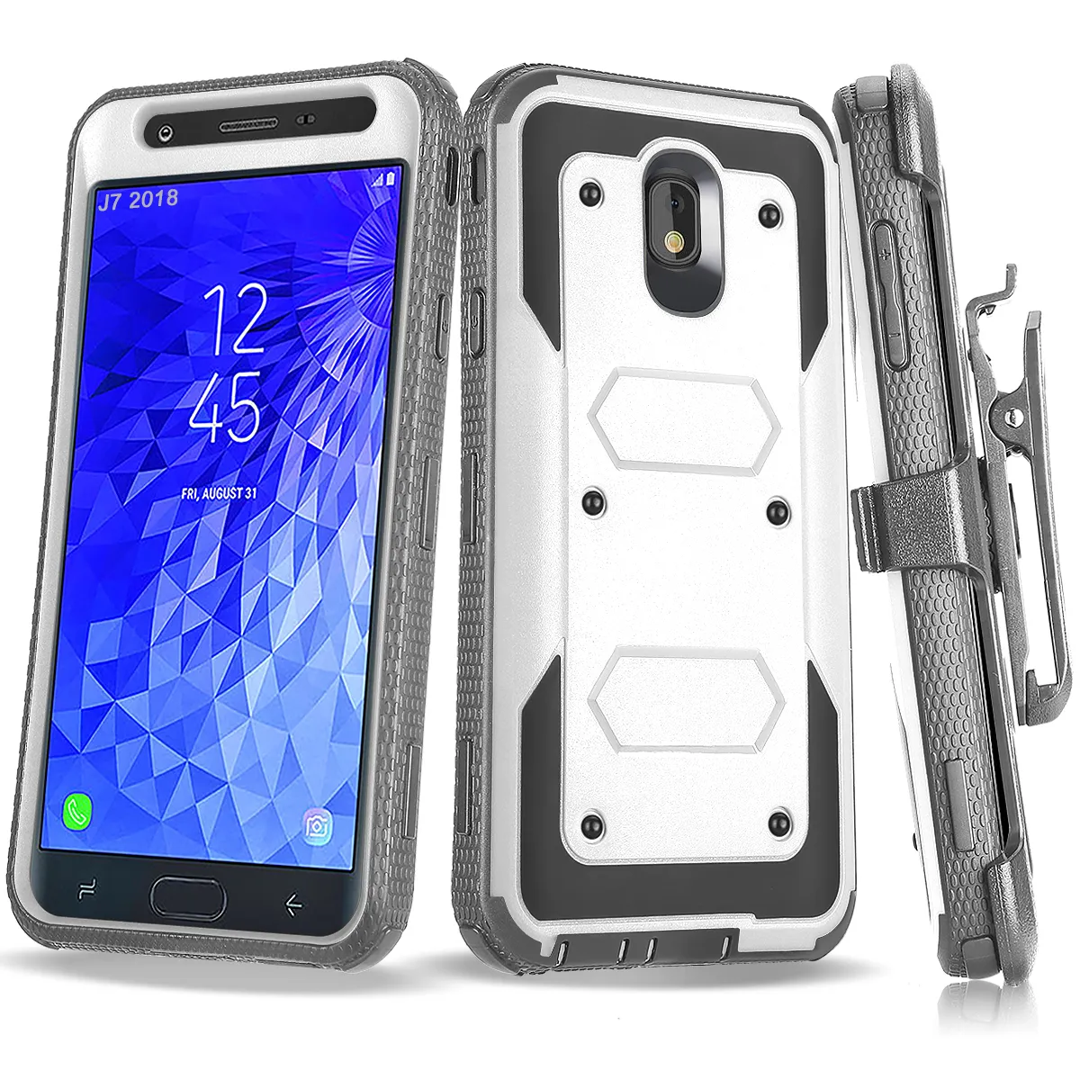 Dla Blu R1 HD Rugged Shell Defender Shockproof 360 ° Pełna ochronna obrotowa klips do paska obrotowa obrotowa okładka obudowy telefonu