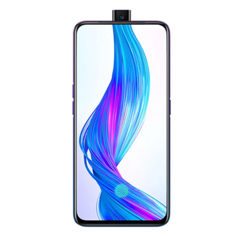 الأصلي ممن لهم Realme X 4G LTE الهاتف الخليوي 6GB RAM 64GB ROM أنف العجل 710 الثماني الأساسية 6.53 "ملء الشاشة الهاتف 48MP بصمة ID سمارت موبايل