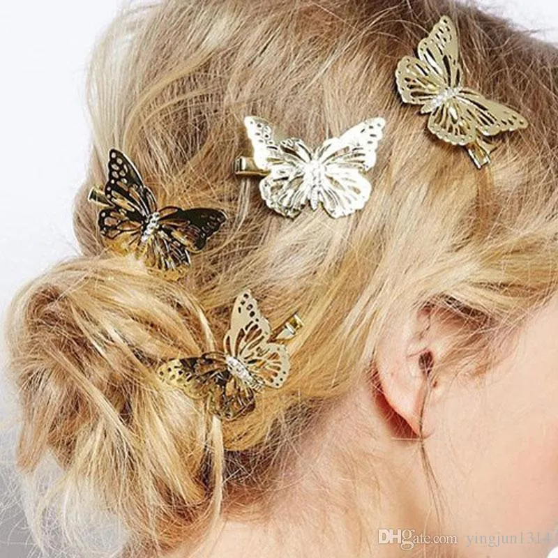 New Design 6Pcs Shiny Hair-Clips Women Hairpins Hair Accessories Hair Styling Tools Fashion Headpiece Barrette Wedding Hairpin