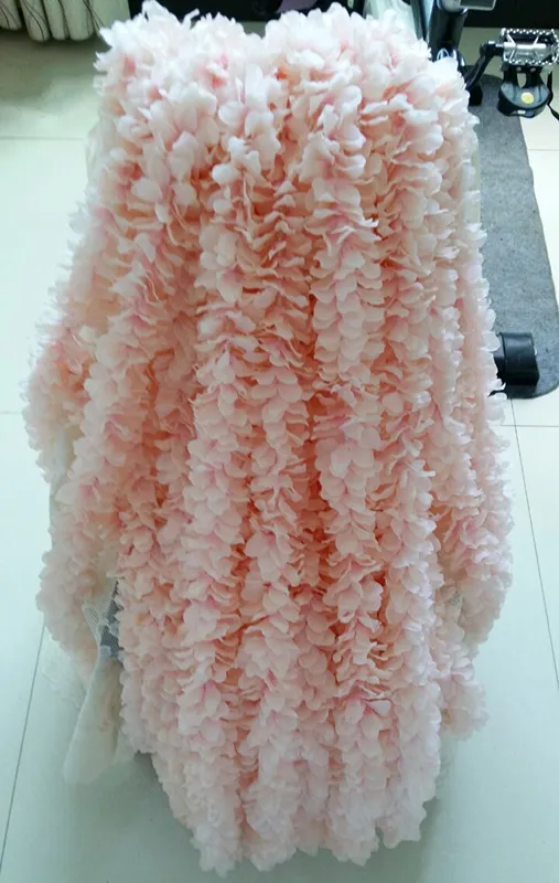 100 CM 11 Farben Künstliche Blume Seide Orchidee Glyzinien Rebe blume sticht Für DIY Weiß Hochzeit Hintergrund Wand Dekoration Schießen foto Requisiten