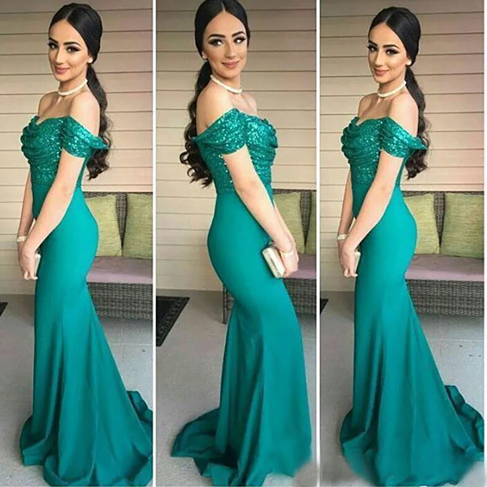 Custom Made Hunter Green Sequin Bridesmaid Dresses ... From  A_beautiful_dress, $59.3 | DHgate.Com