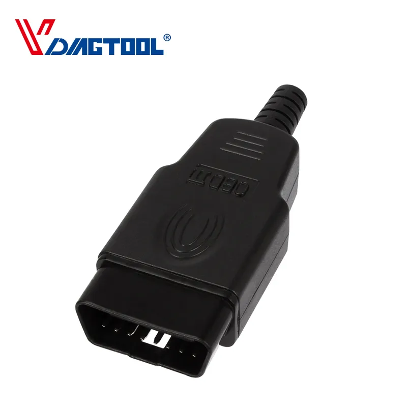 2018 Diagnostik-verktyg OBD Manlig Kvinna Plug OBD2 16Pin Connector OBD II Adapter OBDII Connector J1962 OBD2 I lager