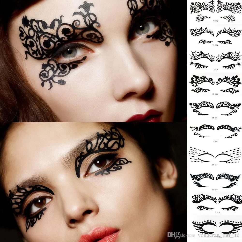 Artistic Eye Stickers For Fashionable Eyeliner Decoration And Instant Goth  Eye Makeup Art From Vonderan_intl_ltd, $0.26