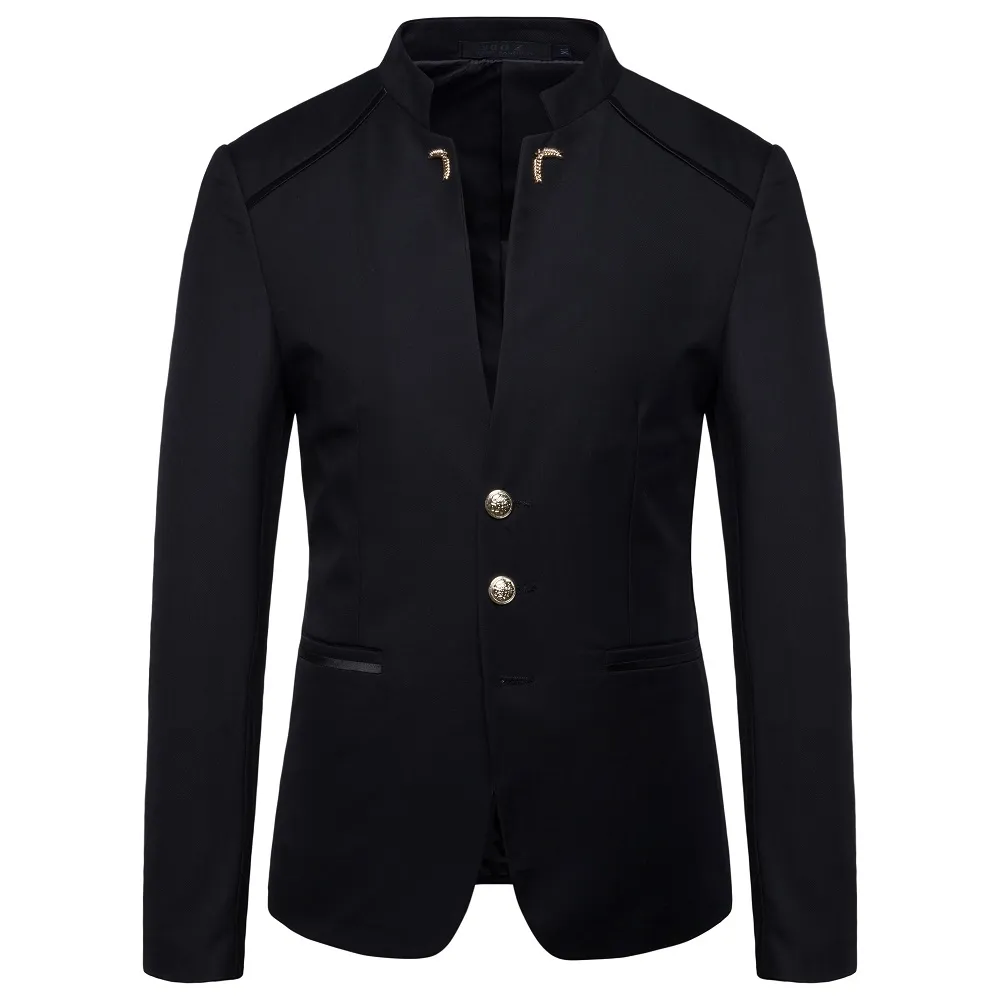 Herren-Blazer-Jacke, Asien, Größe S-4XL, Herren-Blazer, 2019, Herren-Anzugjacke, Slim-Fit-Mantel