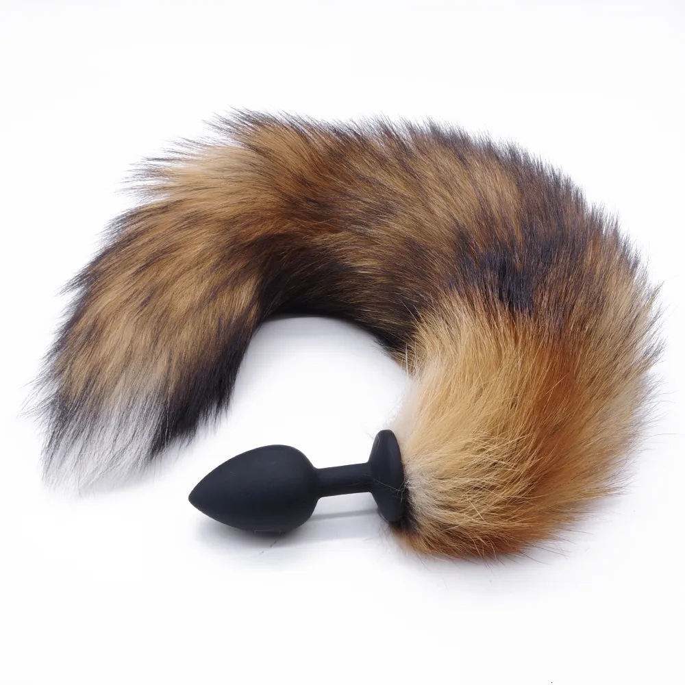 DOMI Silicone Anal Sex Ball Toy with Fox Tail Unisex Anal Plug DMA286 from  Dhgate Anal Toys