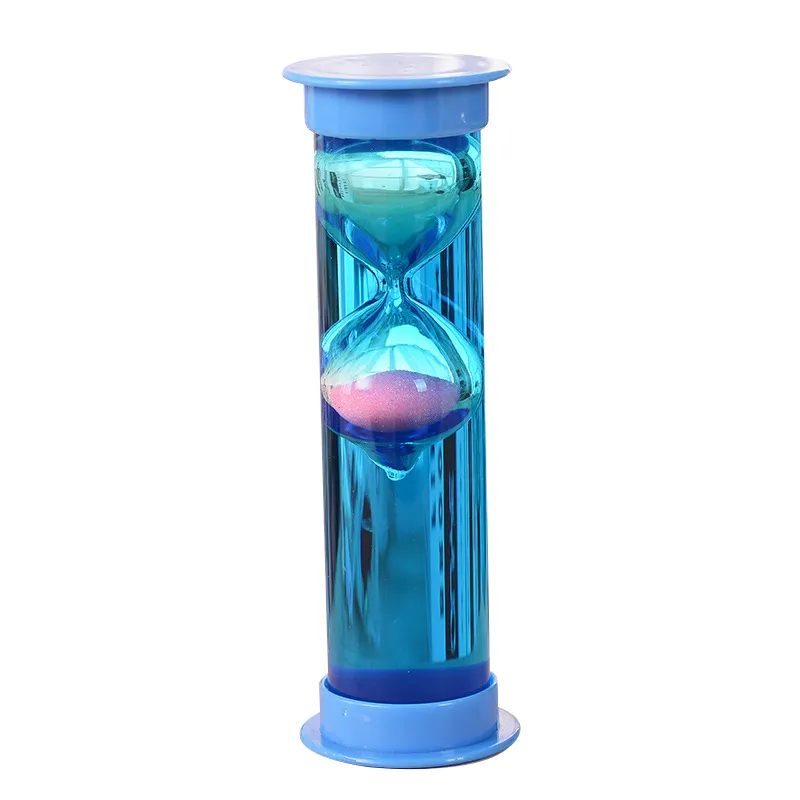 Reloj de reloj de arena azul con temporizador de arena innovadora, forma de  cono único, reloj de arena, temporizador de vidrio, regalo de cumpleaños