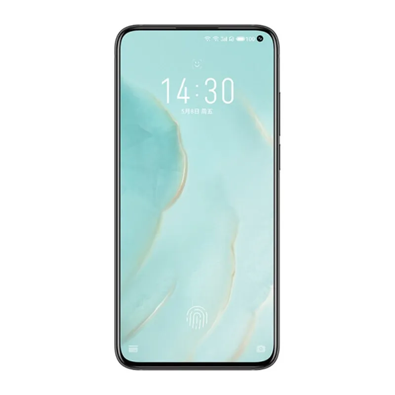 Original Meizu 17 Pro 5g Mobiltelefon 8GB RAM 128GB ROM SNAPDAGON 865 OCTA Core 64MP AI OTG NFC 4500MAH Android 6.6 "Fullskärm Fingerprint ID Face Smart Cell Phone