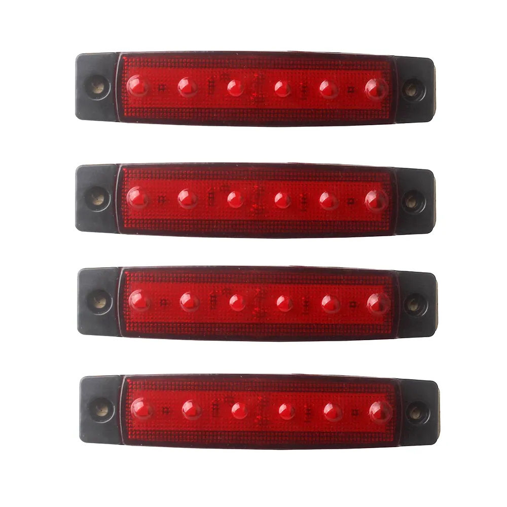 ZIQIAO 4 pièces voiture camion remorque côté marqueur indicateurs lumières frein signal lampe