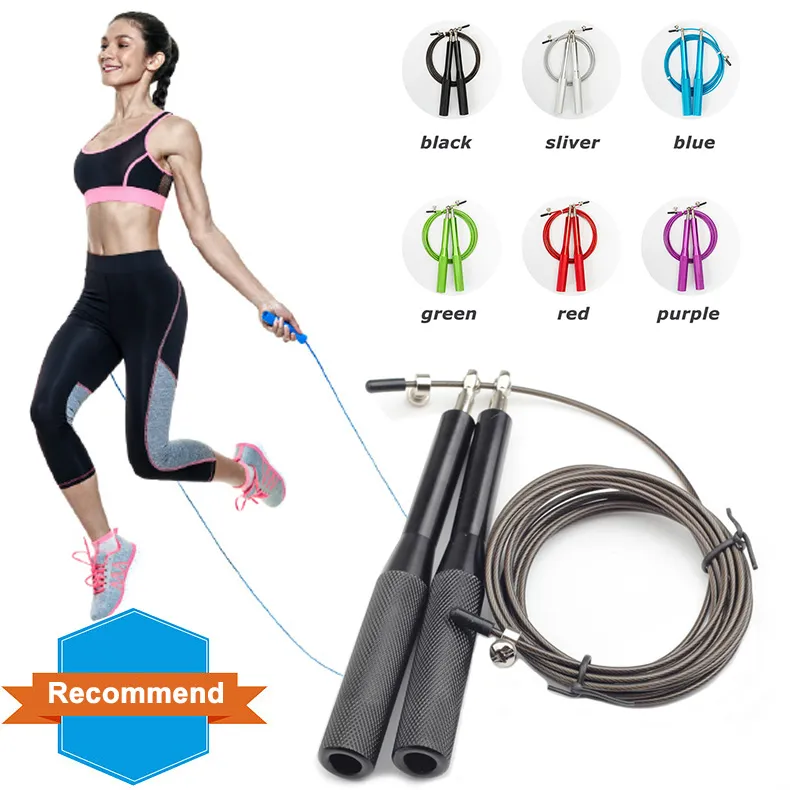 Comba CrossFit Speed ​​Jump Rope Professional Hopping Rope för boxning Fitness Skip träning Gym Träning Träning