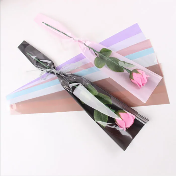 50pcs/lot Flower Wrapping Paper Bouquet Wrapping Bag Valentine's