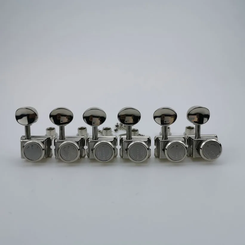 Kerrey Vintage Nickel Lock String Tuners Elektrische Gitaar Machine Heads Tuners Voor ST TL Gitaar 1 Set Stemsleutels