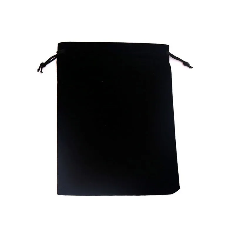 17x23CM Large Drawstring Bag Wedding Favor Jewelry Makeup Packaing Gift Velvet Pouch Bag QW9975