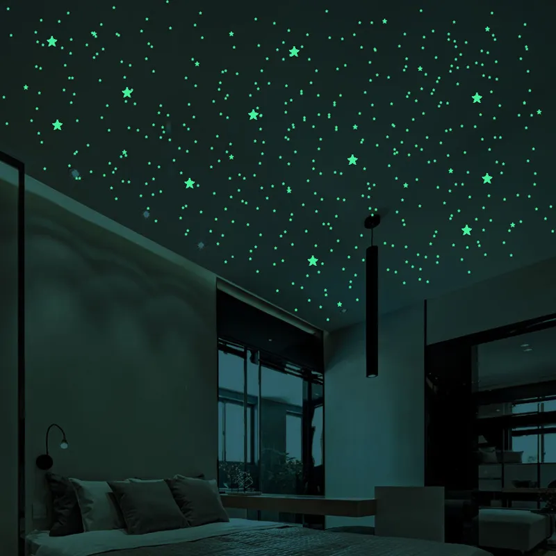 26 Pegatinas De Pared Luminosa Para Habitación Con Estrellas