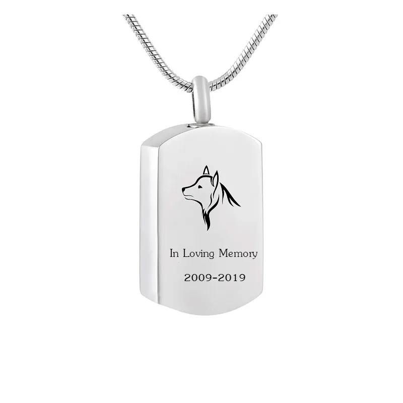 LHP95 Colgante Personalizado De Urna De Cremación De Perro Grabado Para Cenizas De Mascotas, En Recuerdo Amoroso Mi Perro Recuerdo De Cenizas Conmemorativas De 7,51 € | DHgate