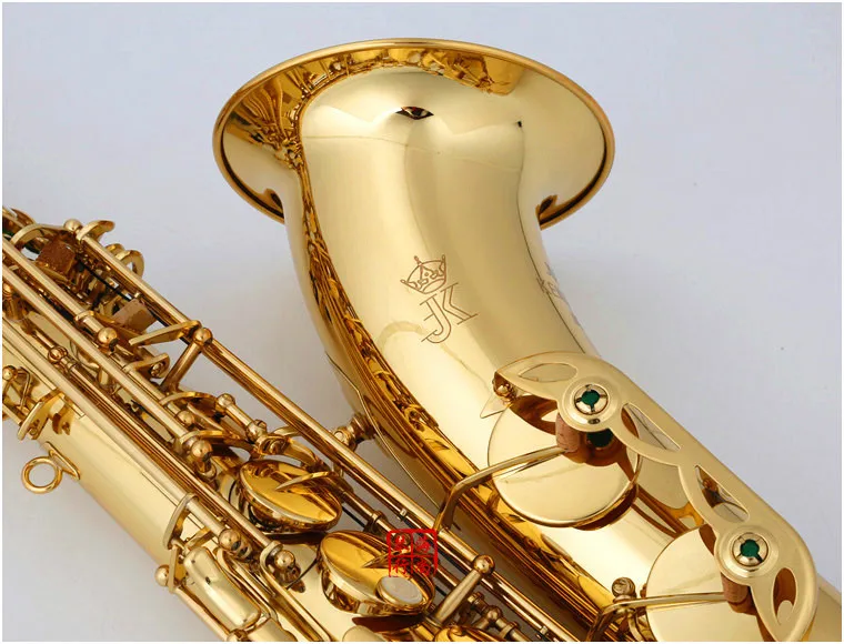 JK Keilwerth ST110 nouveauté Bb Tenor Saxophone laiton or laque B plat Instruments de musique saxo avec étui embout