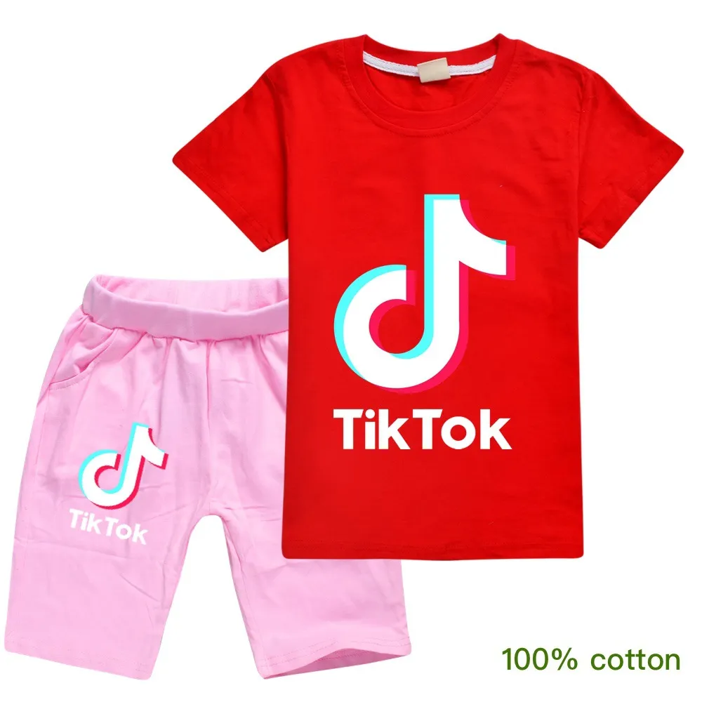 ROBLOX-Conjunto de t-shirt e shorts para meninos de mangas curtas