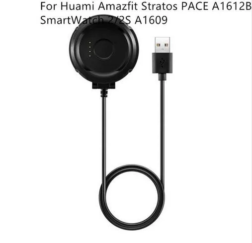 شاحن مهد آمن مستقرة شحن قفص الاتهام ل huami amazfit ستراتوس بيس A1612B A1609 SmartWatch 2 / 2S كابل شحن USB