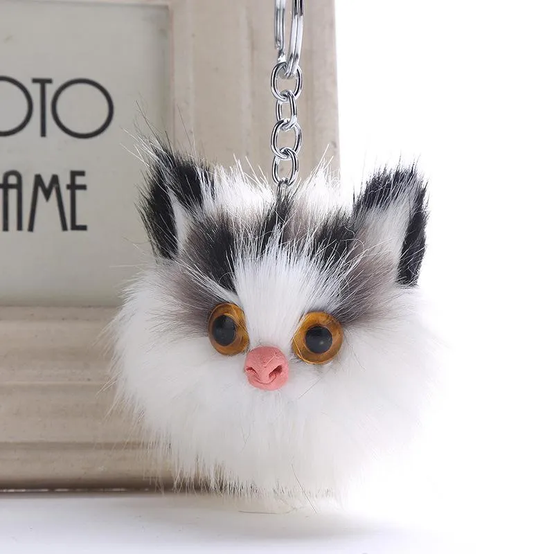 Fur key ring sales