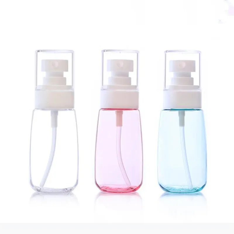 30ml Esvaziar spray frasco plástico recarregáveis ​​garrafas maquiagem cosméticos garrafa portátil de perfume transparente Atomizador Spray de Containers