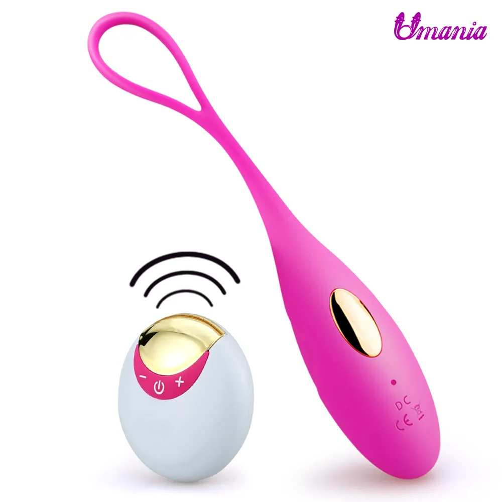 Amor Sem Fio Poderoso-10-modo Vibrações Controle Remoto Vibrando Ovo G-Spot Vibrador Brinquedo Sexual para As Mulheres C19010501