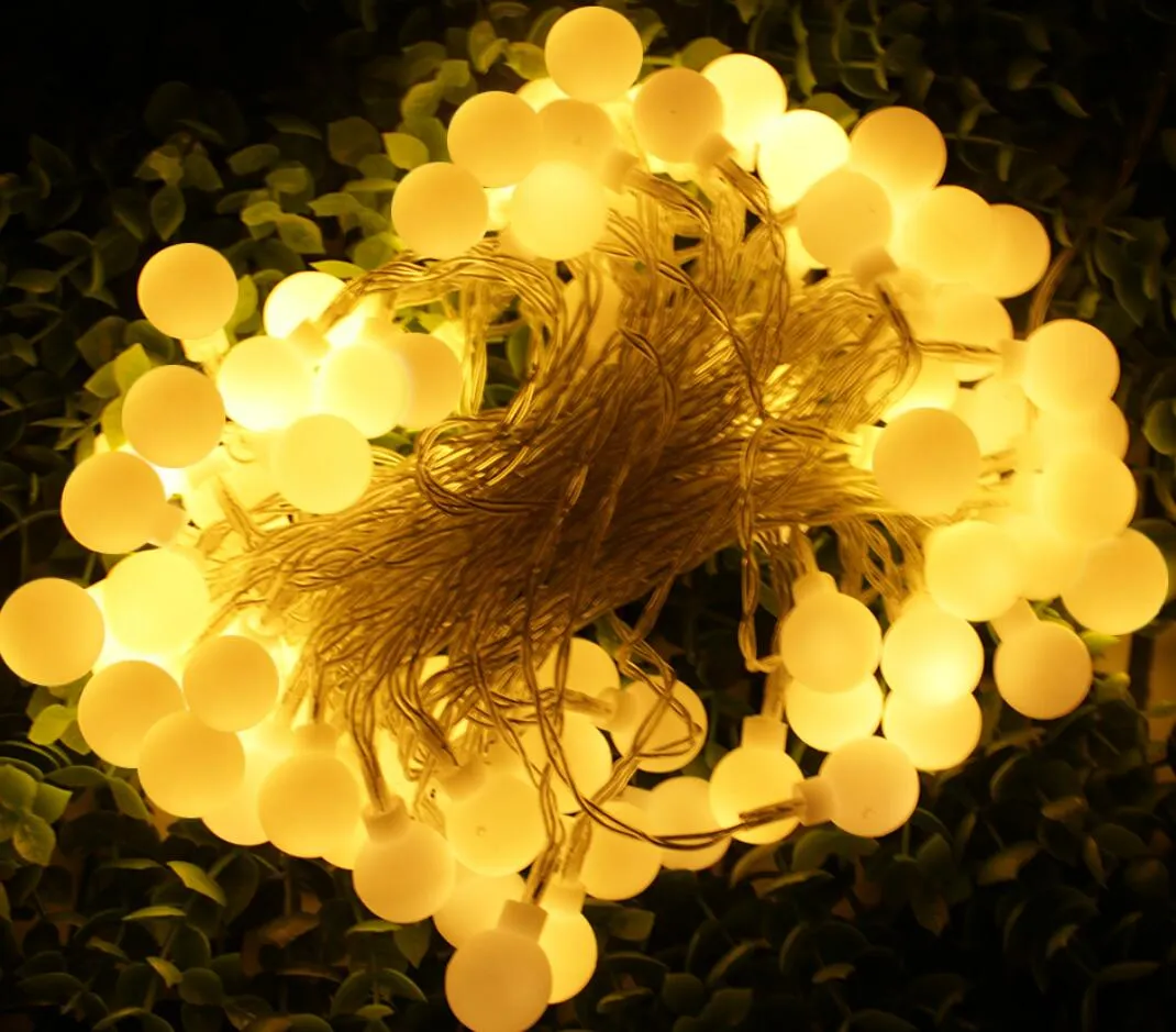 10m 80 levou luz de cadeia de luzes de fada ao ar livre lâmpadas à prova d'água para a árvore de Natal Casa de casamento decoração interior bateria alimentada