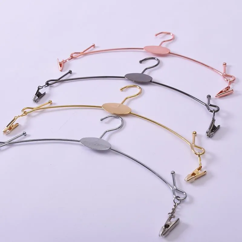 Clothes Hangers With Big Hook Underwear Metal Rose Gold Color Popular ...