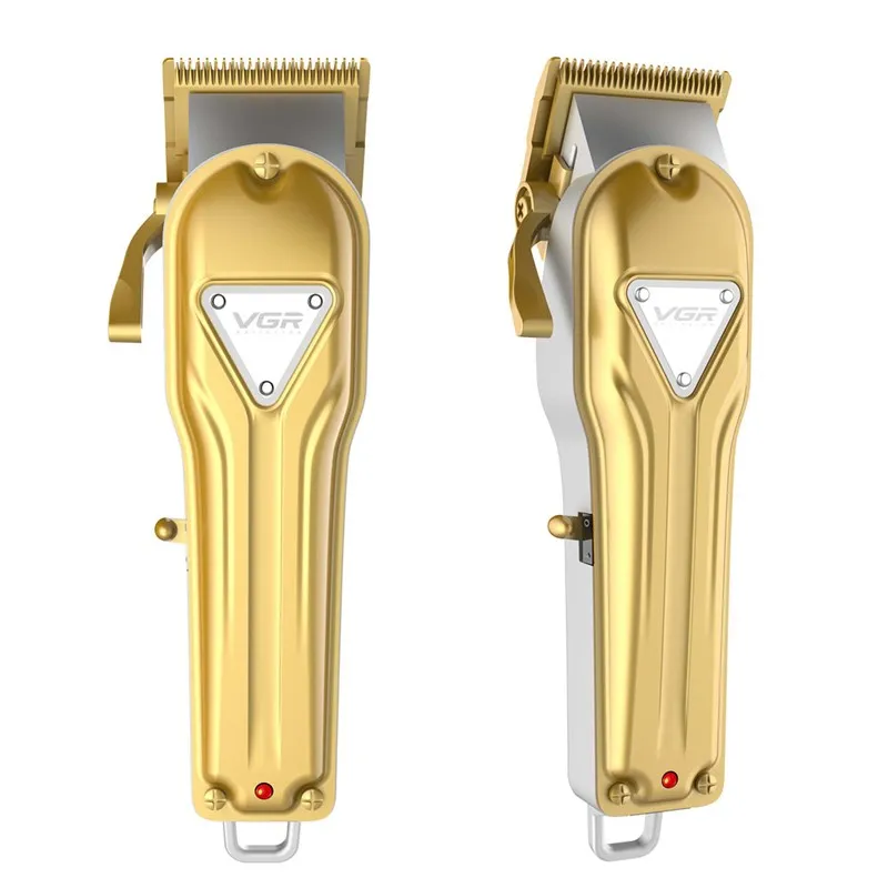 VGR Professional Rchargable Hair Trimmer Scheerapparaat Kapper Snijden Snor Clipper Draadloze Mannen Haarsnijder Motor Motor