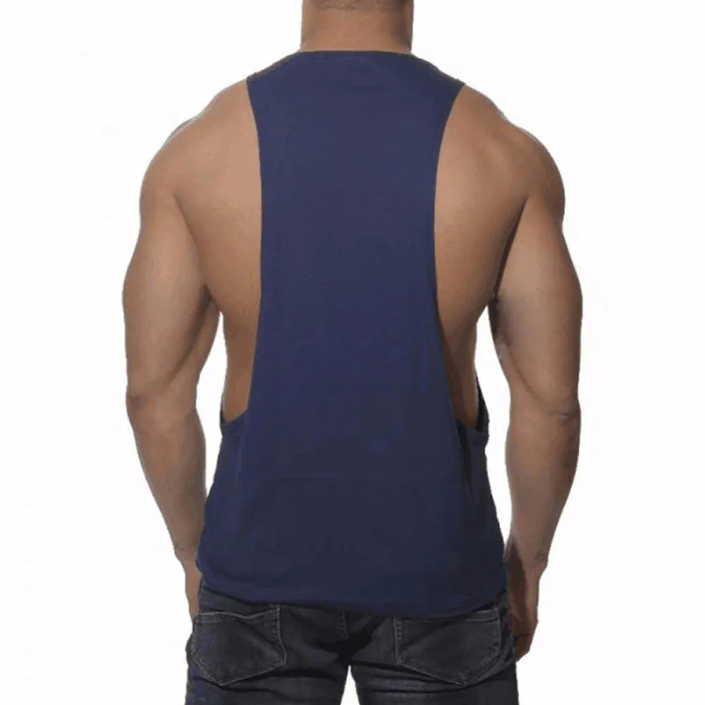 New Mens Vivid Tank Tops Low Cut Armholes Vest Sexy Tank Xman Muscle Mans Suit Vest Singlet