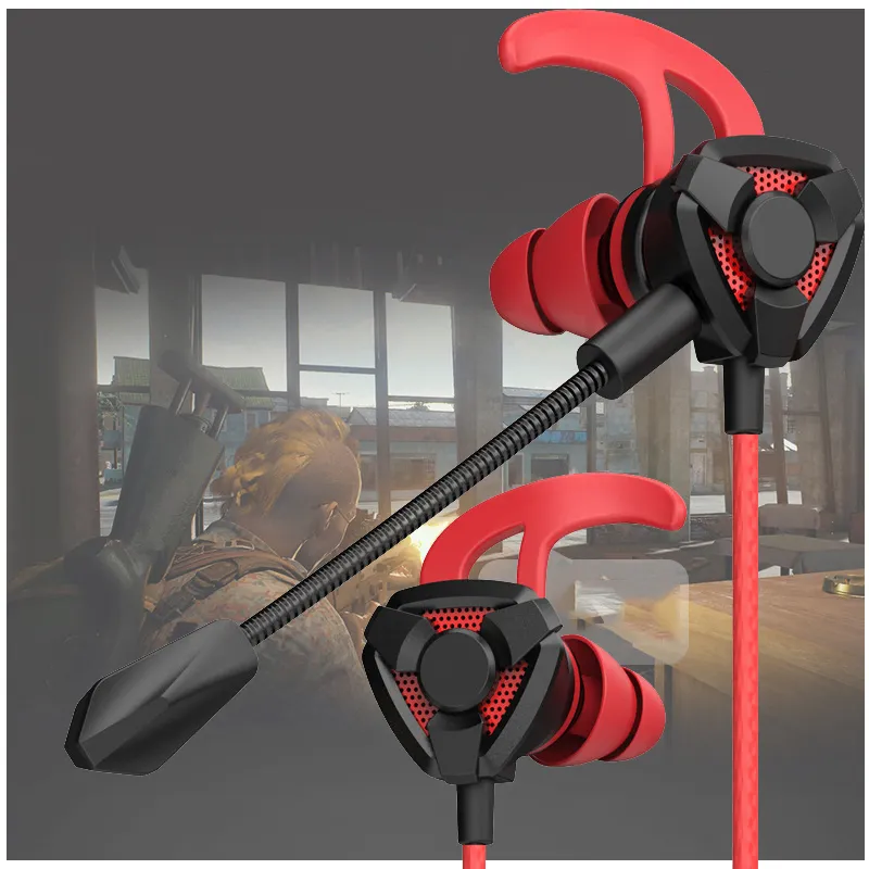 G6/G9 Headphone Headmet for PUBG PS4 CSGO CASQUE 게임 게임 이어폰 헤드셋 7.1 마이크 볼륨 제어 PC 게이머 이어폰