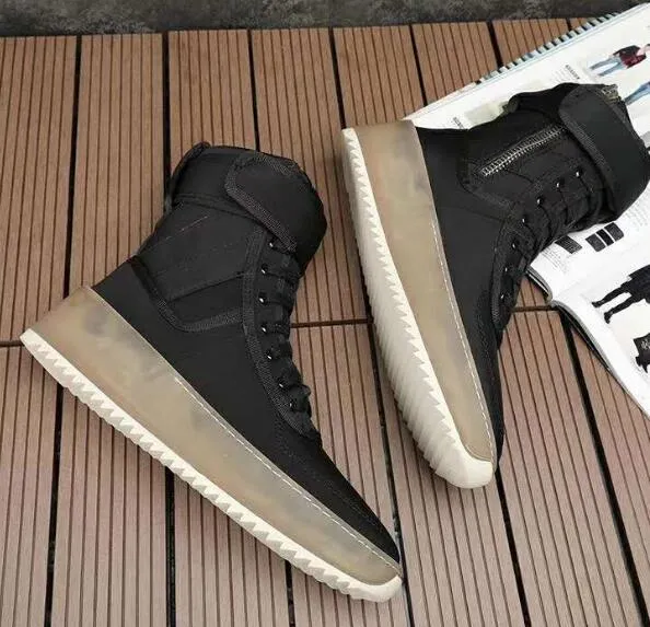 Fear of god military boots black top