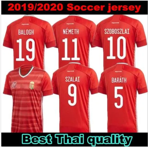 2020 2021 Hungary Soccer Jersey Home Red 20 21 National Team Dominik 