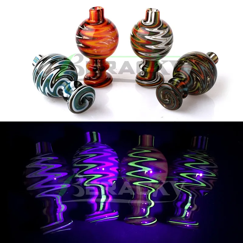 Universal US Color Wig Wag UV Glass Bubble Carb Cap Heady Caps For
