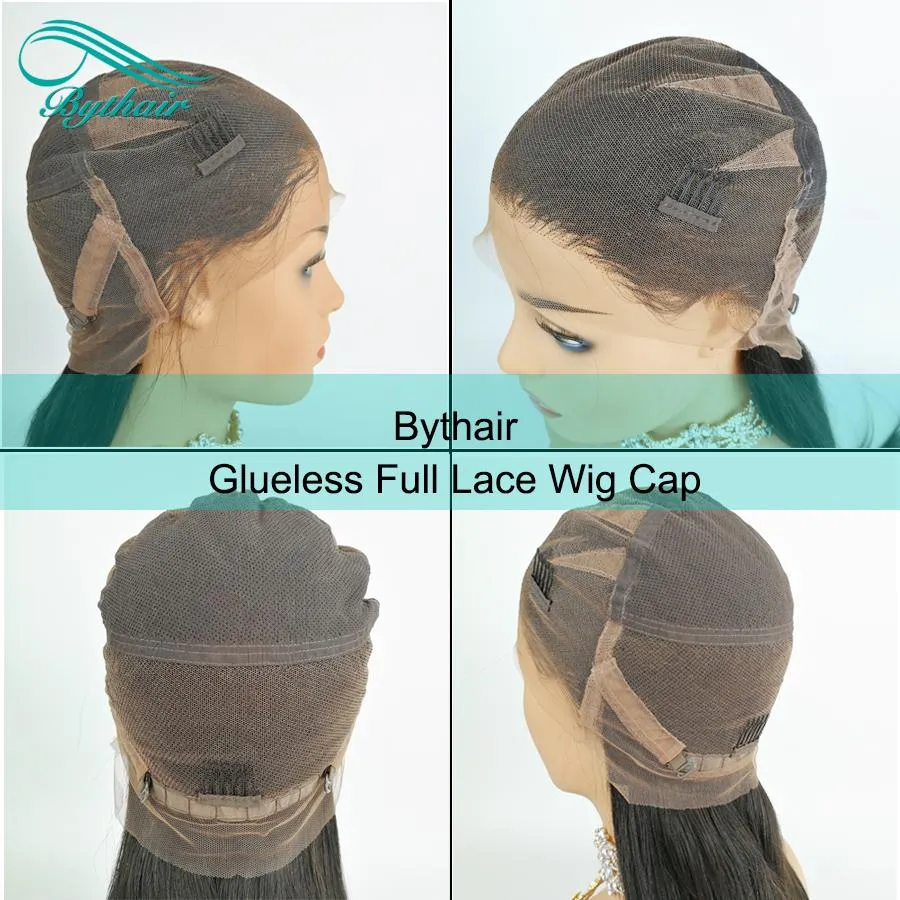 Bythair Lace Front Human Hair Wigs For Black Women Curly Lace Front Wig Virgin Hair Full Lace Wig With Baby Hair Bleached Knots