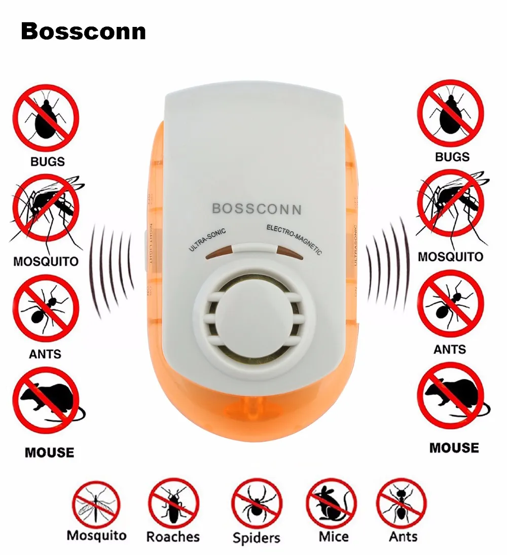 EU Plug Home Store Hotel Anti Mosquito Repellent Killer Electronic Pest Control Ultrasonic Reject Topi US / EU / UK Plug