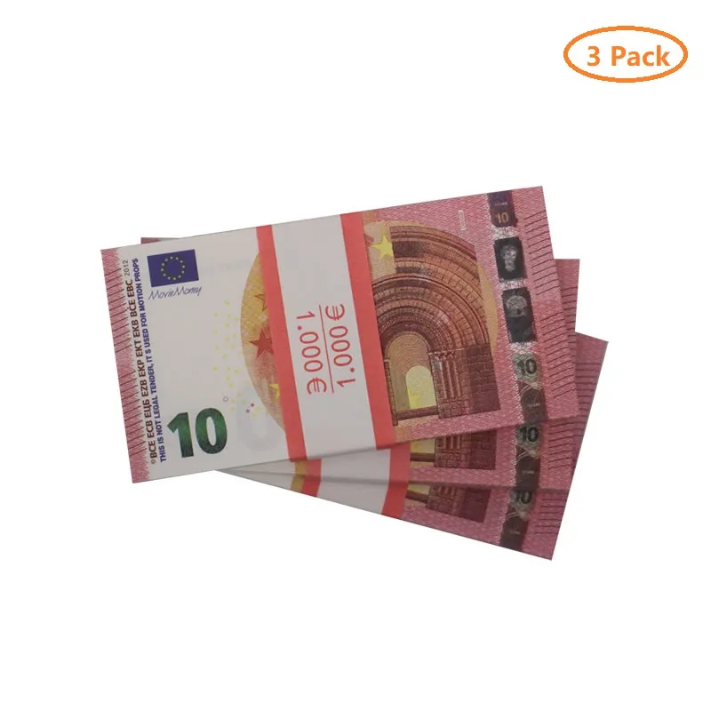 Copy 10/20/50/100 Eur Fake Paper Money Prop Reproduction - Temu