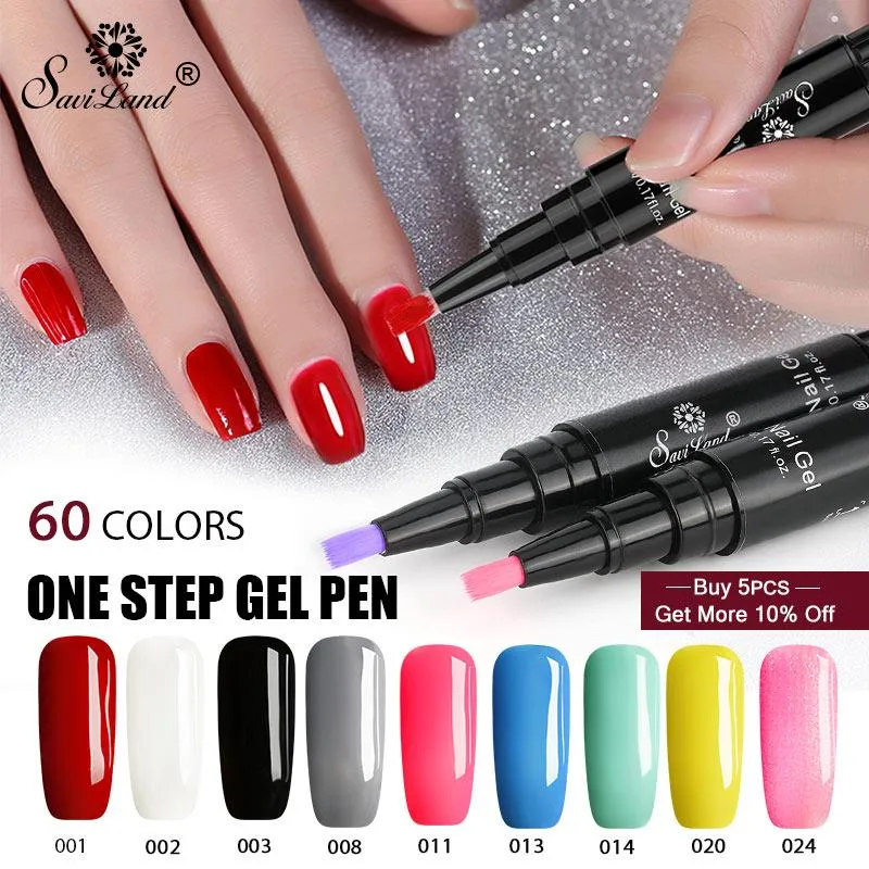 12 pièces/lot 3 en 1 Gel vernis à ongles stylo paillettes une étape Nail Art Gel vernis hybride 60 couleurs UV Gel laque