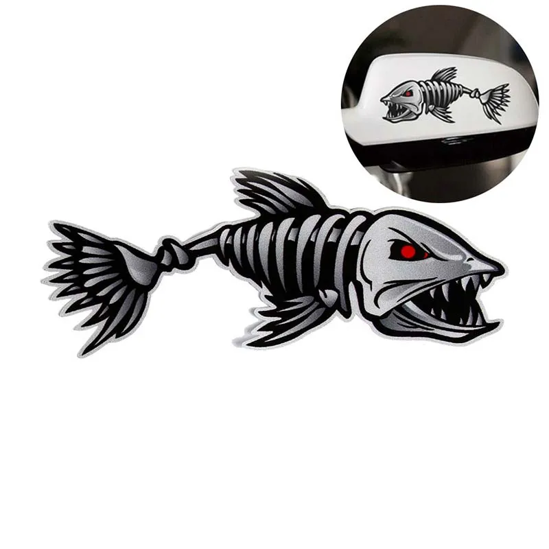 Set Of 2 Skeleton Fish Bones Vinyl Decals For Cars, Kayaks, Fishing, And  Boats 40x20cm Funny Fish Sticker From Blake Online, $1.76