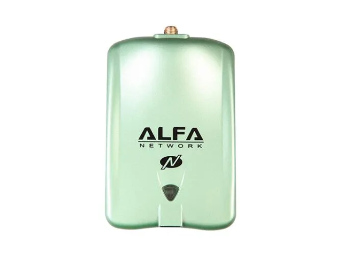 Alfa AWUS036NH 802.11n 2000mW WIRELESS-N USB Wi-Fi محول طاقة عالية 2 واط RP-SMA