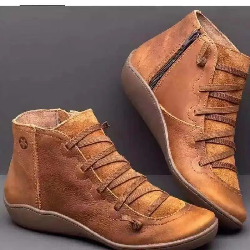 2019, botas de diseñador de lujo para mujer, botas clásicas de invierno para la nieve, botas clásicas de cuero negro azul para exteriores con cordones en el tobillo