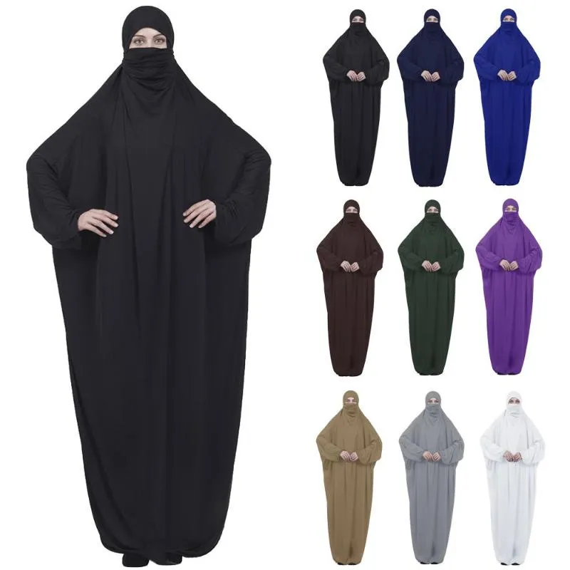 Ethnic Clothing Burqa Khimar Jilbab Abaya Kaftan Thobe Muslim Hijab ...