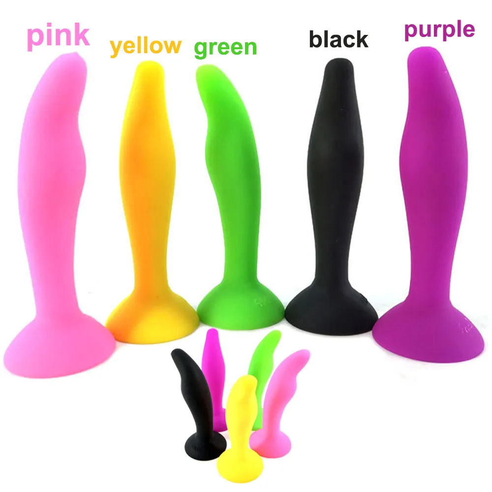 Feminino de cinco cores macio MINI contas de Silicone masturbação macho de sucção Pequeno vibrador plugue anal sexy brinquedos produtos eróticos butt plug C19011501