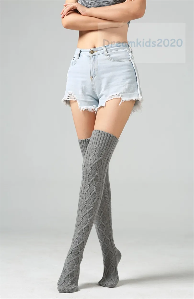 Cable knee high socks,Women's High Socks,Knitted socks,Adult over knee indoor socks with striping,Floor socks,Classic knitted pattern