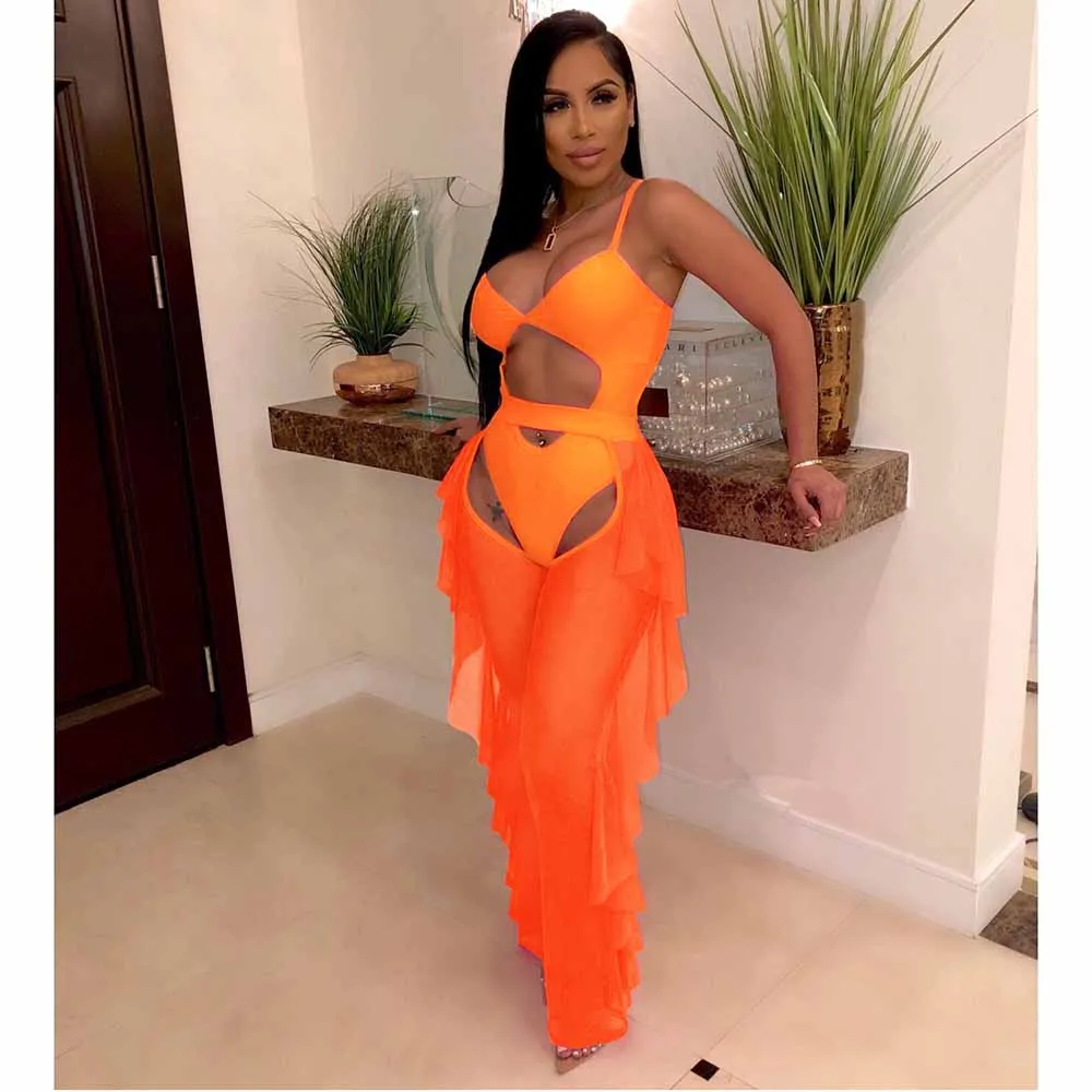 Plus size sales sheer swim pants