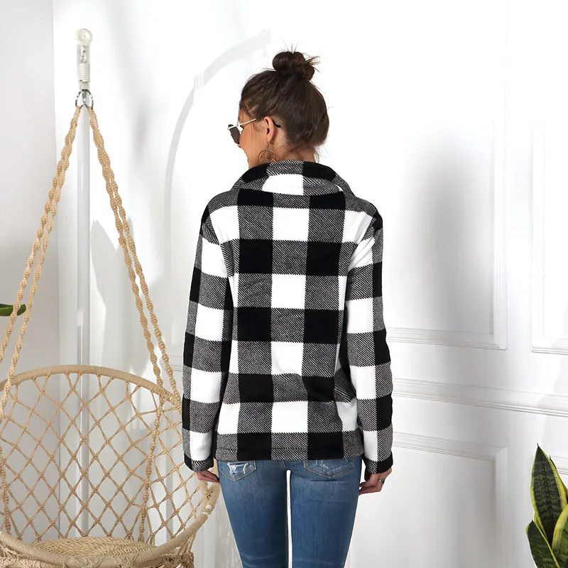 Women's buffalo deals plaid sweatshirt