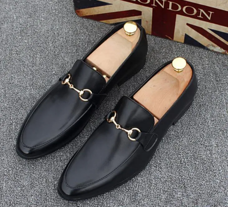 Mens Leather Casual Driving Oxfords Loafers Moccasins Italian Shoes ...