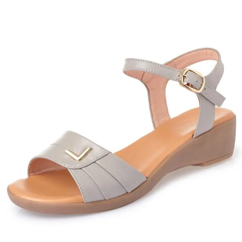 2019 Newest Fashion Open Shoes Woman Summer Casual Sandals Comfort