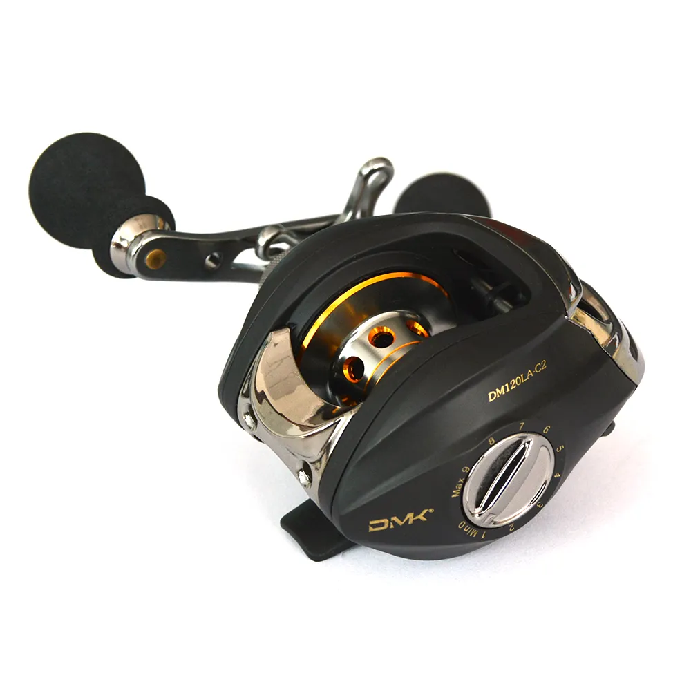 dmk fishing reels MIIEC DC Brake Baitcasting Reel (Left Hand) : Sports & Outdoors DMK Silver Feather Elite reel