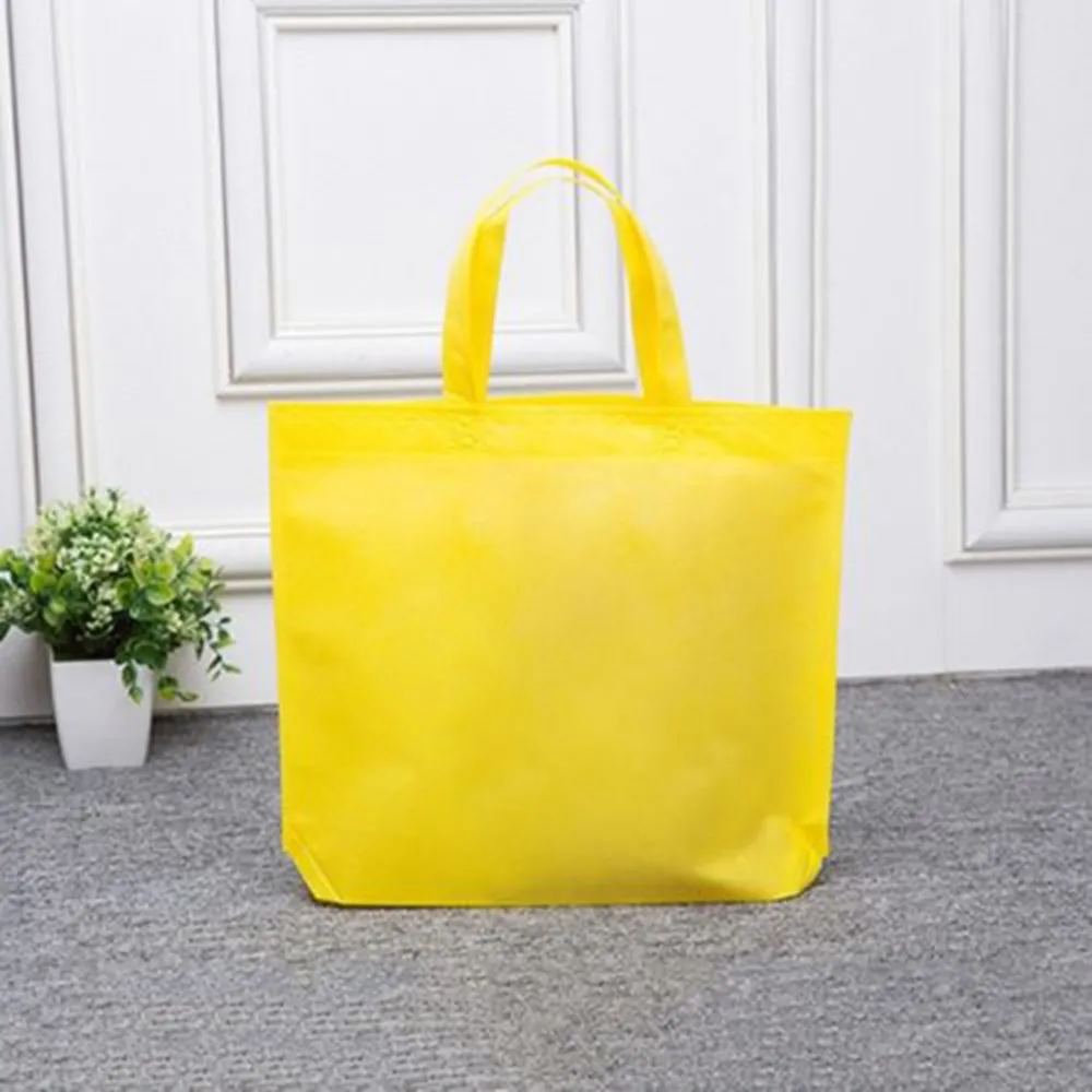 1PC Environmental Shopping Bag Reusable Foldable Nonwoven Casual Tote Bag Grocery Storage Handbag High capacity12853
